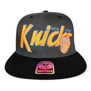 New York Knicks Hat Cap Snapback NBA Basketball Mens 47 Brand Hardwood Classics